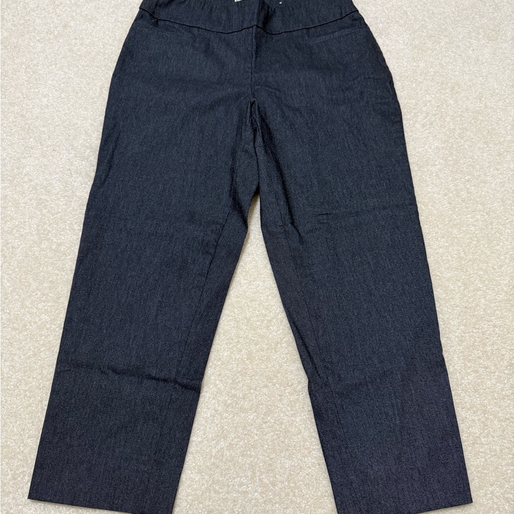 Cato Crop Gray Stretch Crop Pants 6